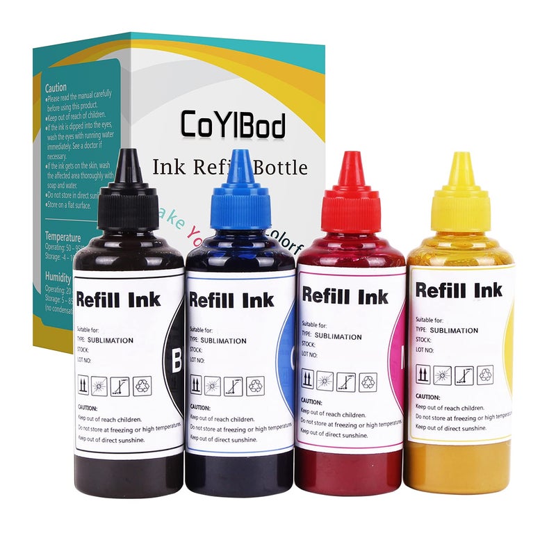 CoYlBod Dye Sublimation Ink Heat Transfer Ink Inkjet Printers Ink Cartridge CISS for C88 C88 + WF-7710 WF-7720 ET-2800 ET-2803 ET-2720 WF-7210 WF-7610 WF-7620 WF-3640 WF-2750 ET-2760 ET-4700 ET-15000 - Image 1